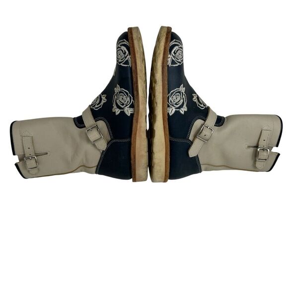 Patrick Winget Two Thousand Never 6 Boots Embroidered Floral USA Made Mens READ - Picture 15 of 16